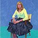 Ayn Grinstein, 10th, 11th, 12th March 2014 48 x 36 in, acrylic on canvas